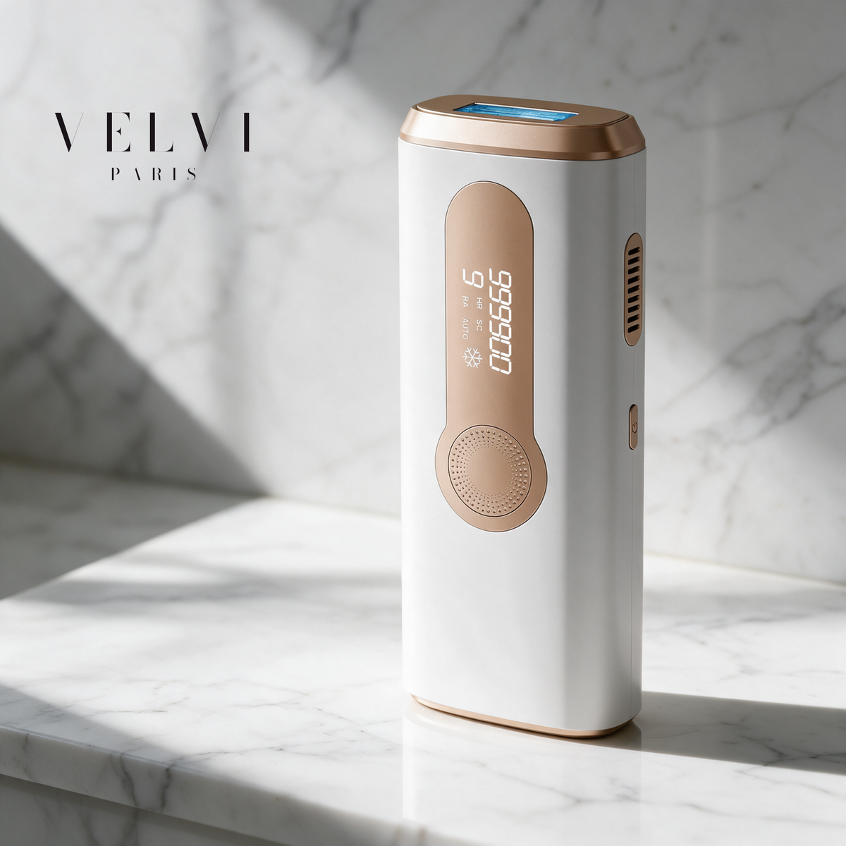 L'épilateur à lumière pulsée VELVI PARIS